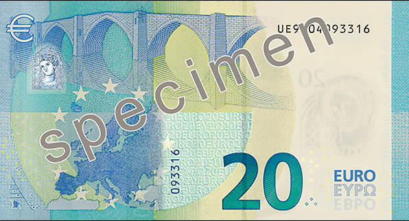 Nouveau billet 20 euros